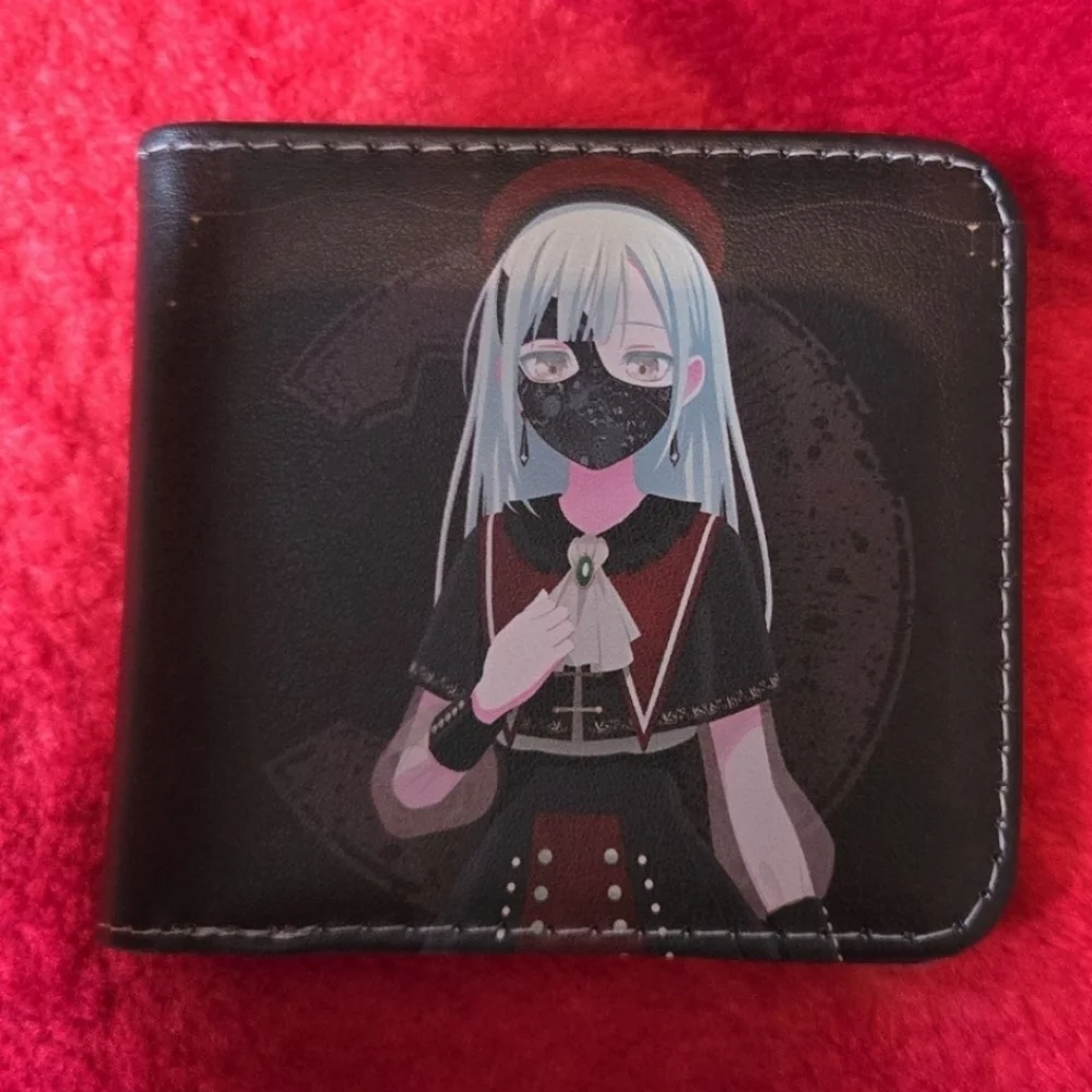 New BanG Dream anime manga leather wallet